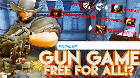 OVERWATCH GUN GAME FREE FOR ALL BRAND NEW CUSTOM GAMEMODE YouTube