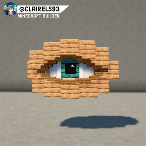 Minecraft Eye Wall Minecraft Furniture Minecraft Statues Amazing