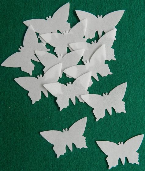 12 X Butterflies W Edible Wafer Rice Paper Cup Cake