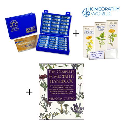 Homeopathic Deluxe Remedy Kit 3 Creams And Handbook Trio Pack