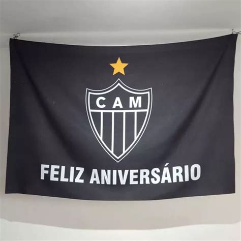 Bandeira Do Atl Tico Mineiro Galo Anivers Rio Frete Gr Tis