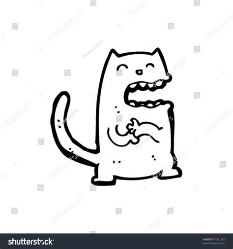 Laughing Cat Cartoon Stock Vector (Royalty Free) 77571262 | Shutterstock