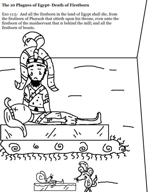 Printable Plagues Of Egypt Coloring Pages Roanadela