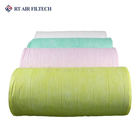 Pocket Filter Roll Material Supplier Hvac Industry Bag Filter Air