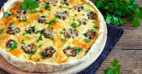 Simple Quiche Aux Champignons Recette De Simple Quiche Aux Champignons