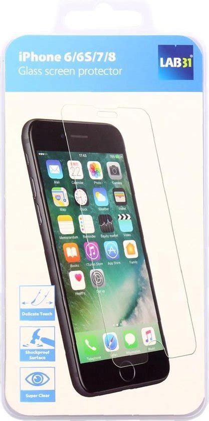 Glazen Screenprotector Voor Iphone 6 6s 7 8 SE20 Bol