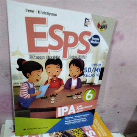 Jual Buku Esps Ilmu Pengetahuan Alam Ipa Kelas Vi Sd Erlangga Revisi