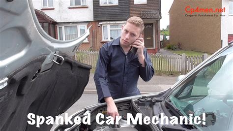 CP4Men Spanked Car Mechanic Featuring Clyde Walton Jock Spank