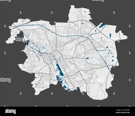 Hannover Map Detailed Vector Map Of Hannover City Administrative Area