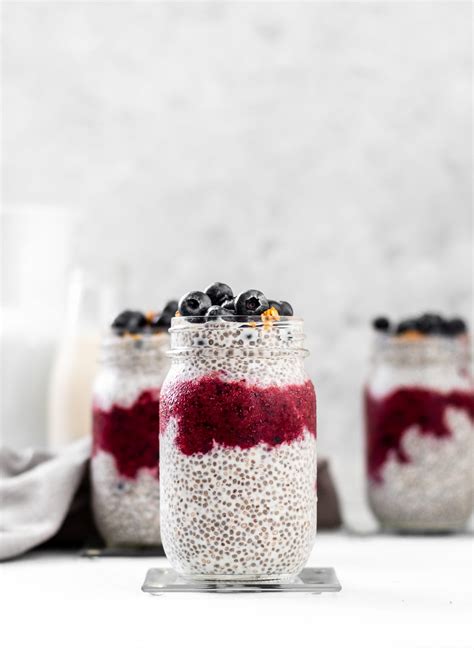 Mixed Berry Chia Seed Pudding Plantiful Emma