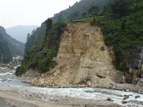 Earthquakes and extreme rainfall lead to a significant increase in the rates of landslides in ...