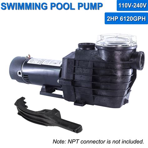 IMeshbean 2HP Inground Pool Pump 115 230V Dual Voltge Hard Wired