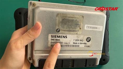 Uk Obdstar Dc706 Clone Bmw Siemens Ms43 Ecm On Bench