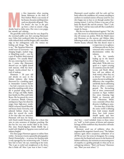 Imaan Hammam Fronts Moorish Delight By Patrick Demarchelier For Vogue