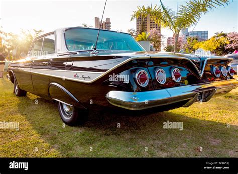 Vehicle Chevrolet Impala Sport Sedan 1961 On Display At Vintage Car