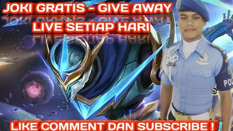 Live Mobile Legend Mabar Epic Legend Like Giveaway Dm Skuy