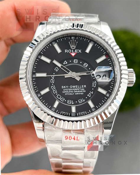 Rolex Sky Dweller Black Dial 326934 Oyster Perpetual Noob