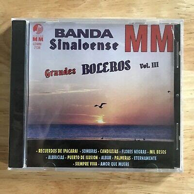 NUEVO Y ORIGINAL BANDA SINALOENSE MM Grandes Boleros Vol III CD