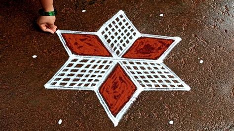 Margazhi Madham Simple Padi Kolam 5 3 Dhanurmasam Muggulu New Year