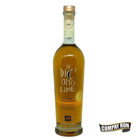 Grappa Stravecchia Le Diciotto Lune Marzadro 70cl Enoteca Online