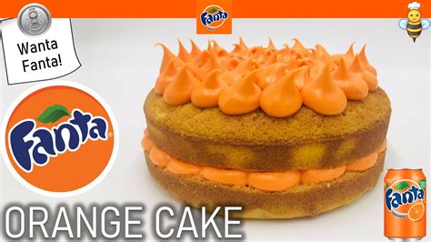 How To Make Fanta Orange Cake Simple Orange Cake Recipe YouTube