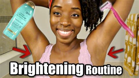 How I Keep My Arm Pits Bright Nighttime Routine How To Shave Your