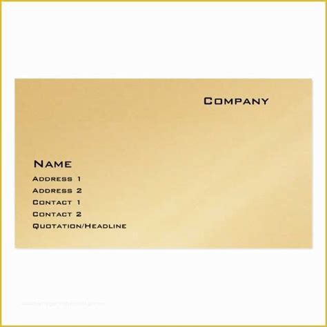 Gold Business Card Template Free Of 51 Cool Business Card Templates ...