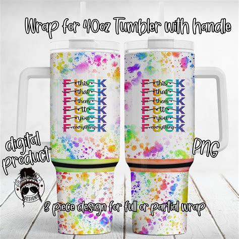 Fuck Powerwash Oz Tumbler Wrap Tumbler Sublimation Maple Dot Designs