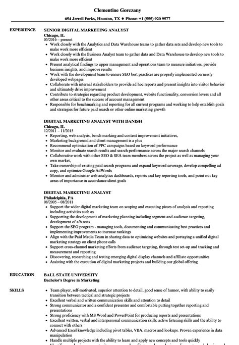 Marketing Analyst Job Description Sample PDF Template