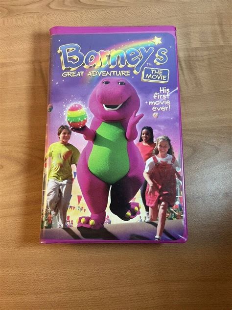 Barneys Great Adventure The Movie Vhs Tape Purple Etsy