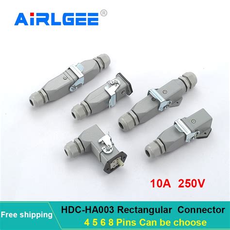 Industrial Hdc Ha Heavy Duty Connector A V Ip Waterproof