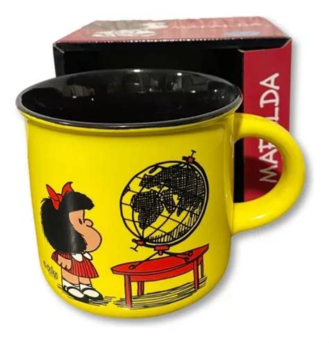 Taza Grande Para Cafe Dise O Mafalda Frases Porcelana Ml Meses