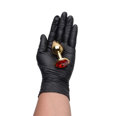 Plug Anal P Cônico Dourado 7 X 2 8cm Sexy Import Gall