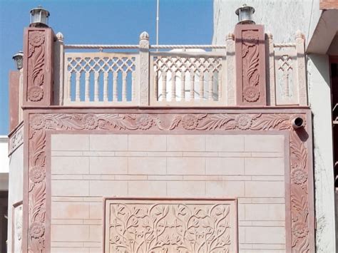 Red Stone Jali And Railing Grills Shape Rectangular At Rs 400 Square