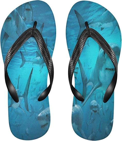 Blueangle Sea Shark Flip Flop Sandal Mens And Womens