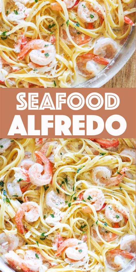 Seafood Alfredo One Pot Shrimp And Crab Alfredo No 2 Pencil