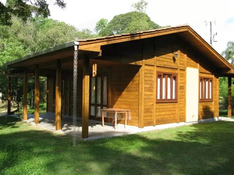 Casas de Madeira 6x7 Beleza e Aconchego em Pequenos Espaços Casa Pré