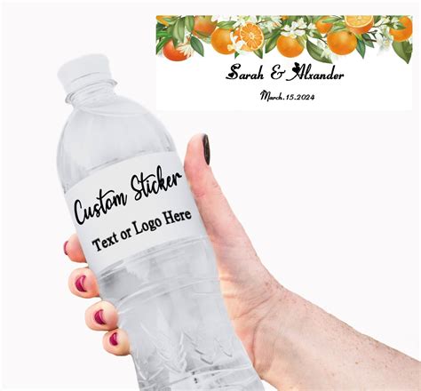 Amazon Custom Water Bottle Labels Personalized Water Bottle Wraps