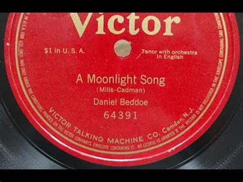 Dan Beddoe A Moonlight Song Op 42 No 2 1913 Charles Wakefield