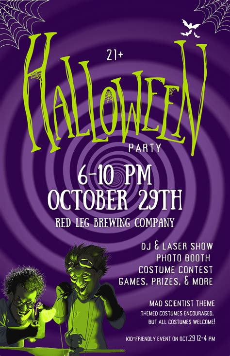 21+ Halloween Party - Red Leg Brewing Company