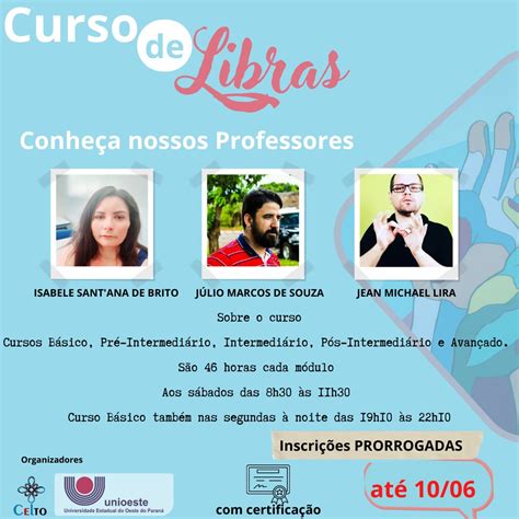 Toledo Unioeste Oferece Curso De Libras Unioeste