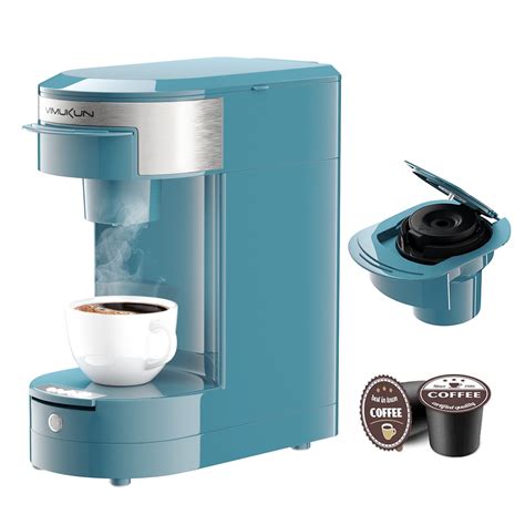 Vimukun Single Serve Coffee Maker Compatible With K Cup Pod And Ground