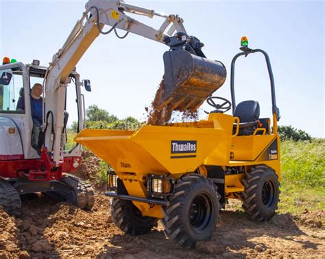 1 Tonne Skip Loading Dumper Can Do Plant Tool Hire