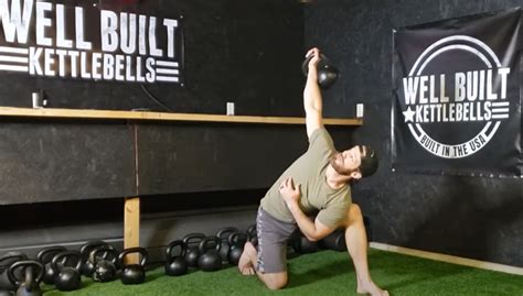 Half Kneeling Kettlebell Windmill Press Well Built Humans Lifestyle Gear