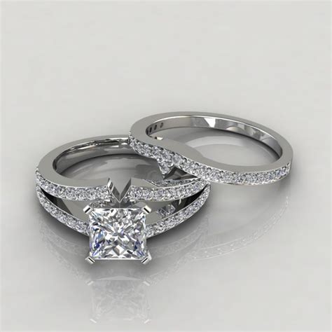 Moissanite Bridal Sets Moissanite Rings Wedding Sets Forever Moissanite