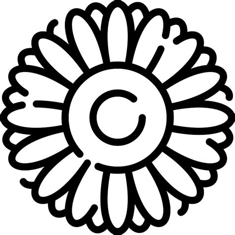 Sunflower Flower Vector Svg Icon Svg Repo