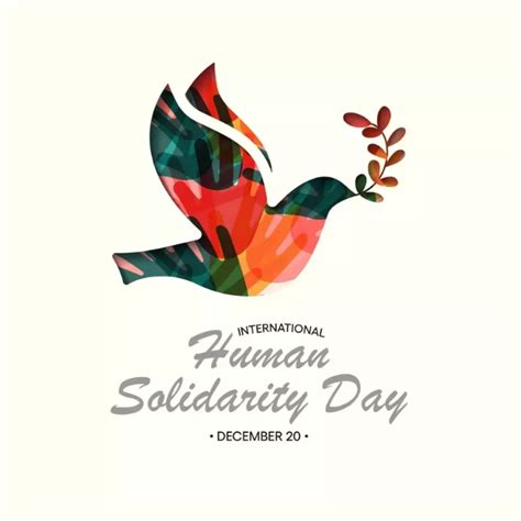 International Human Solidarity Day Template Postermywall