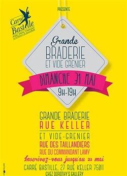 Grande Braderie Et Vide Grenier Du Carr Bastille Carr Bastille