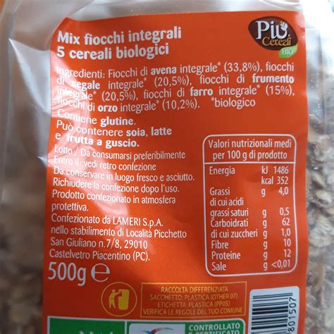 Pi Cereali Bio Mix Fiocchi Integrali Reviews Abillion