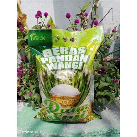 Jual Beras Pandan Wangi Daun Suji 5kg Shopee Indonesia